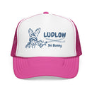 Ludlow, Vermont Ski Bunny Trucker Hat-5