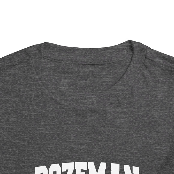 Bozeman, Montana Toddler Graphic Tee - Kids Bozeman Vacation Shirt