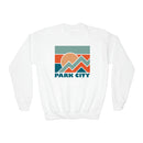Park City, Utah Youth Sweatshirt - Unisex Kid's Park City Crewneck Sweatshirt-1