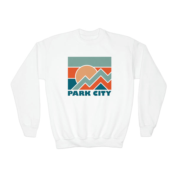 Park City, Utah Youth Sweatshirt - Unisex Kid's Park City Crewneck Sweatshirt