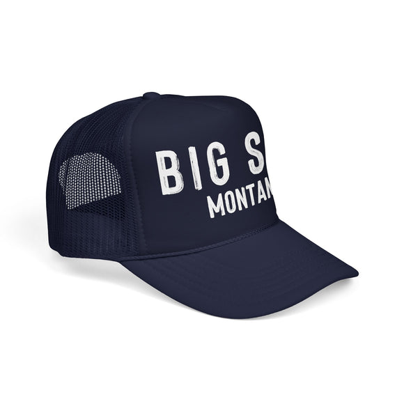 Big Sky, Montana Trucker Hat - Foam Big Sky Cap