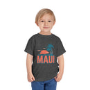 Maui, Hawaii Toddler T-Shirt - Retro Palm Tree Toddler Maui Shirt-6