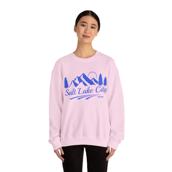 Salt Lake City, Utah Sweatshirt - Unisex Mountain Salt Lake City Sweatshirt