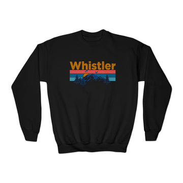 Whistler, Canada Youth Sweatshirt - Unisex Kid's Whistler Crewneck Sweatshirt - 0