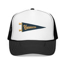 Voyageurs National Park Pennant Trucker Hat — Vintage Foam Mesh Cap-3