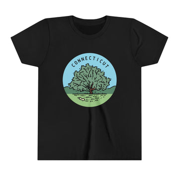 Connecticut Youth T-Shirt - Unisex Kids Connecticut Shirt - 0
