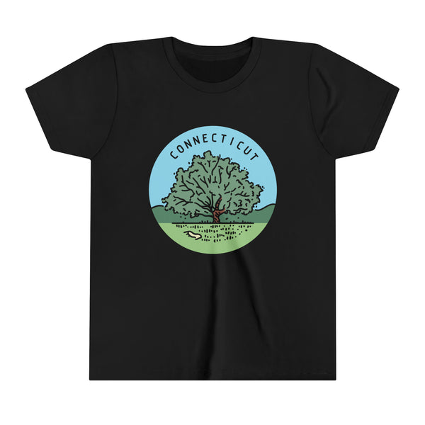 Connecticut Youth T-Shirt - Unisex Kids Connecticut Shirt