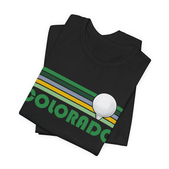 Golf Colorado T-Shirt - Retro Golf Unisex Colorado Shirt
