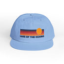 Lake of the Ozarks, Missouri retro sunset Surf Cap | vintage striped sun state hat-13