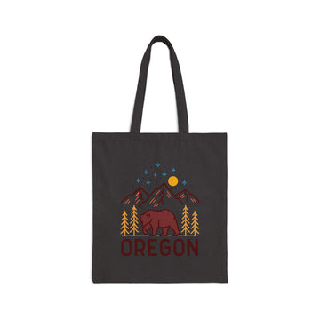 Oregon Tote Bag - Cotton Canvas Oregon Bag - 0
