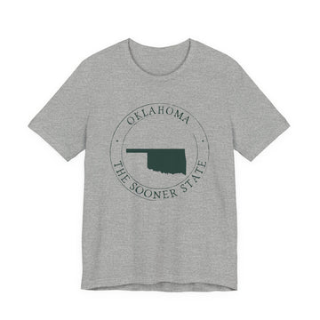 Buy athletic-heather Oklahoma T-Shirt — State Graphic Tee