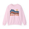 Whistler, Canada Sweatshirt Retro Mountains, Whistler Unisex Graphic Crewneck