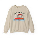 Illinois Sweatshirt - Pontoon Boat Sweatshirt-3