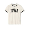 Iowa Cotton Ringer Graphic Tee - Unisex Iowa T Shirt, Vintage Style Tee, Men's/Women's Tee