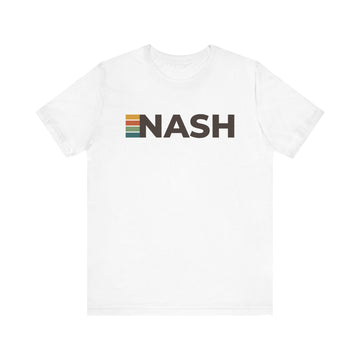 Nashville, Tennessee tee - NASH t shirt retro stripes - 0