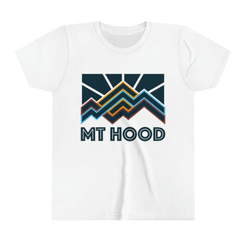 Buy white Mt Hood, Oregon Youth T-Shirt - Kids Mt Hood Shirt
