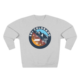 Premium Colorado Mountain Ski Lift Sweatshirt - 0