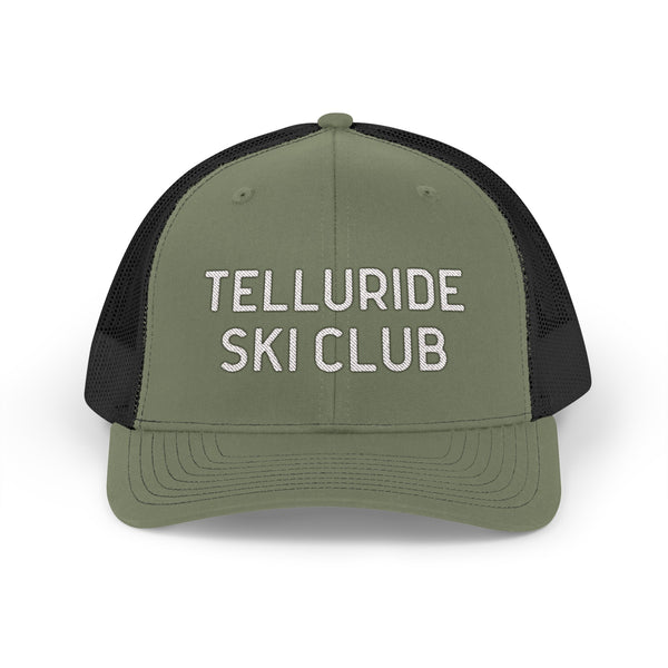 Telluride, Colorado Snapback Trucker Cap - Embroidered Telluride Hat