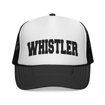 Whistler, Canada Collegiate Style Trucker Hat - 0