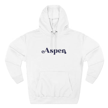 Premium Aspen, Colorado Hoodie - Retro Script Small