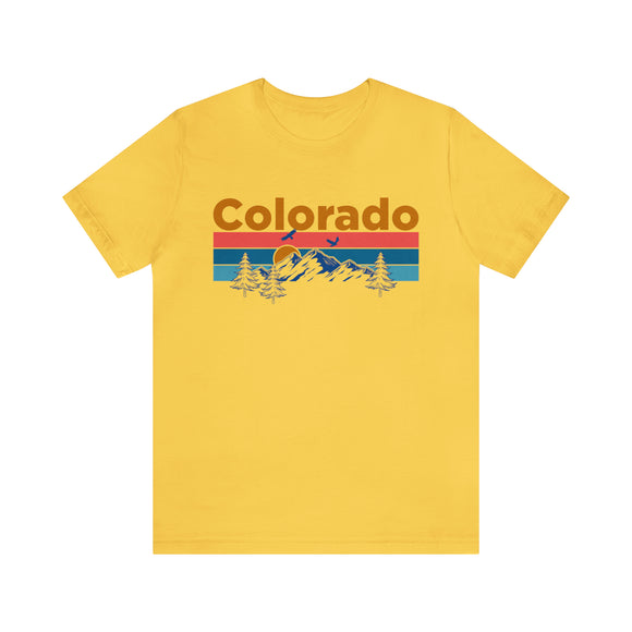 Colorado T-Shirt - Mountain Sunset Unisex Colorado Shirt