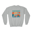 Park City, Utah Youth Sweatshirt - Unisex Kid's Park City Crewneck Sweatshirt-5