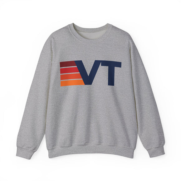 Vermont Retro Sweatshirt | Retro Stripes Vermont