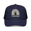 Kids Colorado Trucker Hat Rainbow - Youth Snapback Cap
