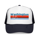 Kids Washington Trucker Hat Foam Bike - Youth Snapback Cap