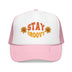 Kids Stay Groovy Trucker Hat Boho - Youth Snapback Cap