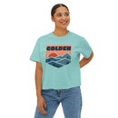 Women's Golden, Colorado Boxy Graphic Tee - Slightly Cropped-16
