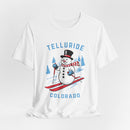 Telluride, Colorado T Shirt - Ski Snowman Graphic Tee-7