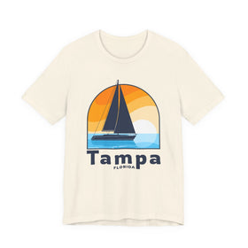 Tampa, Florida T Shirt - Sailboat Tee - 0