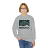 Missoula, Montana Youth Sweatshirt - Unisex Kid's Missoula Crewneck Sweatshirt