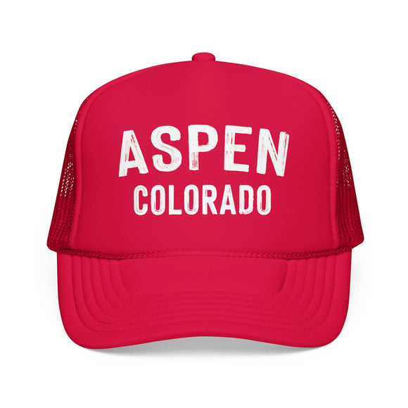 Aspen, Colorado Trucker Hat - Aspen Cap