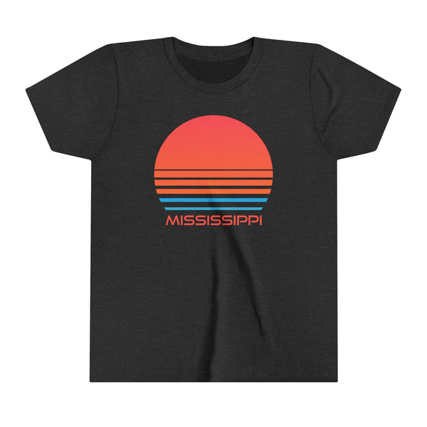 Mississippi Youth Shirt - Retro 80s Mississippi Kid's T-Shirt