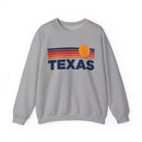 Texas Sweatshirt Retro Sun Unisex - Vintage Texas Inspired Warm Pullover Jumper-3