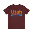 Utah T-Shirt - Mountain Sunset Unisex Utah Shirt-6