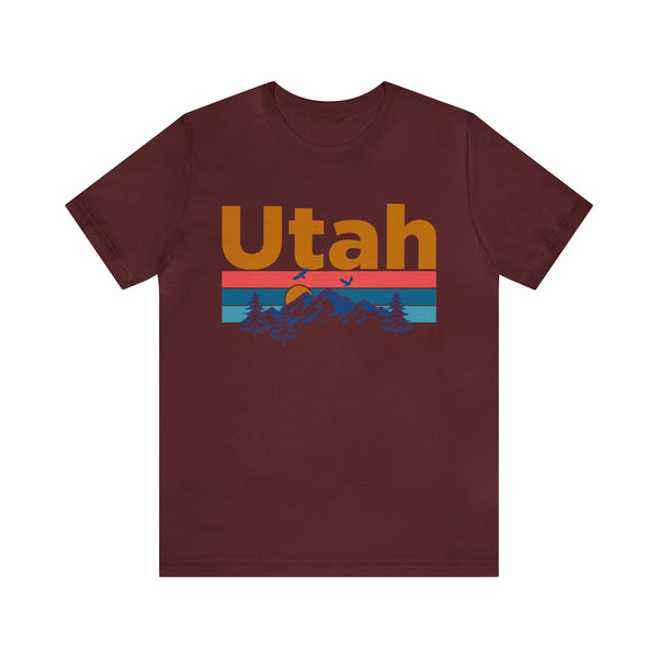 Utah T-Shirt - Mountain Sunset Unisex Utah Shirt