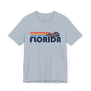 Florida T Shirt - Retro Jetski PWC Graphic Florida Tee-16