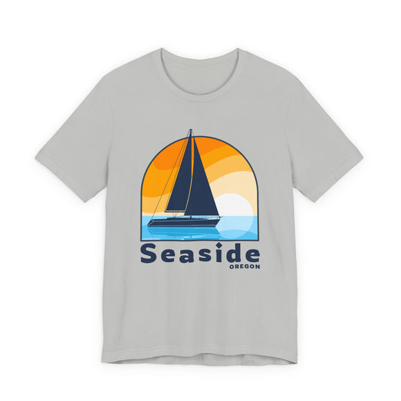 Seaside, Oregon T Shirt - Sailboat Tee
