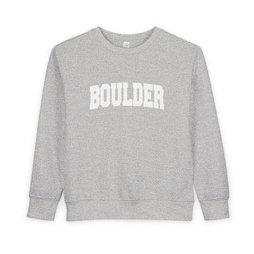 Boulder, Colorado Toddler Sweatshirt - Boulder Toddler Crewneck Sweatshirt