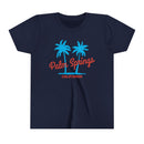 Palm Springs, California Youth Shirt - Retro Palm Tree Palm Springs Kid's T-Shirt-1