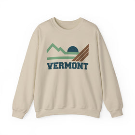 Vermont Sweatshirt - Mountain Vermont Crewneck Sweatshirt - 0