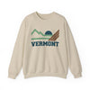 Vermont Sweatshirt - Mountain Vermont Crewneck Sweatshirt