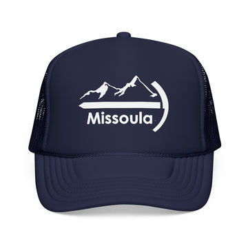 Missoula, Montana Trucker Hat - Foam Boulder Cap