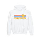 California Youth Hoodie - Retro Sunrise California Youth Sweatshirt-1