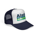 Alaska Retro Trees Trucker Hat - Vintage Style Alaska Cap-14