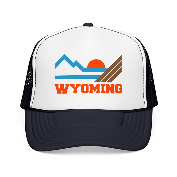Wyoming Trucker Hat - Wyoming Mountain Cap