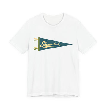 Shenandoah National Park Pennant T-Shirt — Vintage Camp Flag Tee - 0